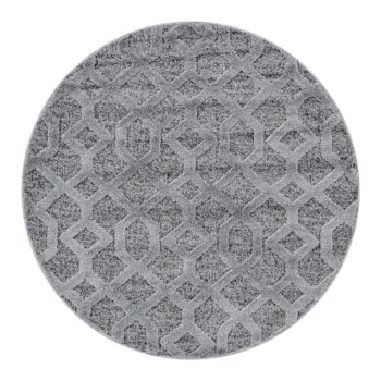 Sivý okrúhly koberec ø 120 cm Pisa – Ayyildiz Carpets