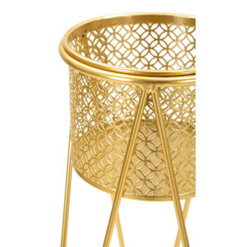 Kovové stojany na kvety 2 ks ø 20 cm (výška  46 cm) Nat – Mauro Ferretti - Image 4