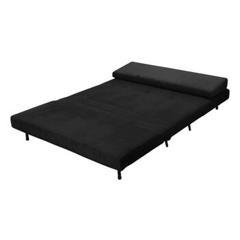 Antracitovosivá menčestrová rozkladacia pohovka 140 cm Mallory – Støraa - Image 6