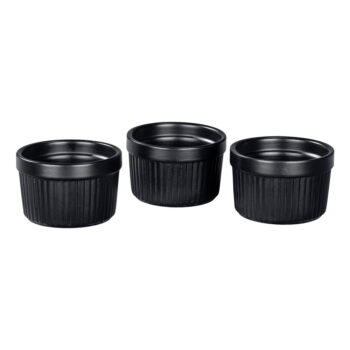 Čierne keramické servírovacie misy v súprave 3 ks ø 8 cm Ewi - Wenko - Image 2