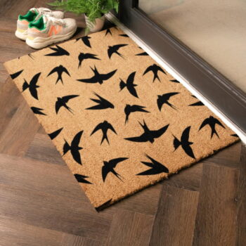 Rohožka z kokosového vlákna 60x90 cm Swallows – Artsy Doormats - Image 5