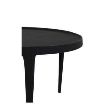 Čierne okrúhle konferenčné stolíky v súprave 2 ks ø 75 cm Tobias – Light & Living – Obrázok 8