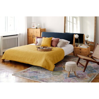 Dvojlôžková posteľ z dubového dreva 200x200 cm Retro 1 - The Beds - Image 3