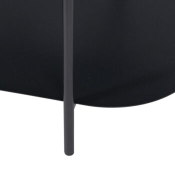 Čierny kovový konferenčný stolík 46x100 cm Square – Ixia - Image 8