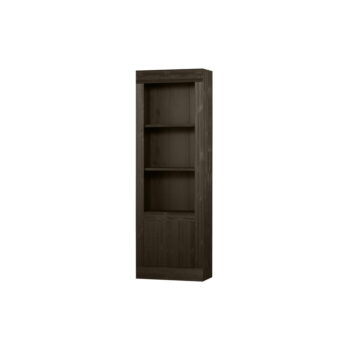 Tmavohnedá knižnica z borovicového dreva 78x230 cm Yumi – BePureHome – Obrázok 3