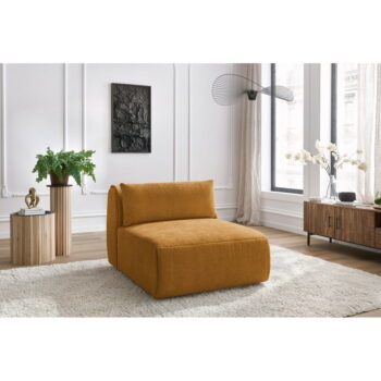 Modul pohovky v horčicovohnedej farbe Jeanne - Bobochic Paris – Obrázok 4