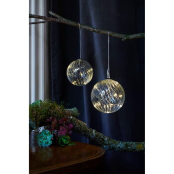 Svetelná LED dekorácia Sirius Wave Ball, Ø 13 cm - Image 3