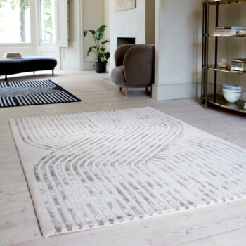 Krémovobiely ručne tkaný koberec s prímesou vlny 200x300 cm Matrix – Asiatic Carpets - Image 2