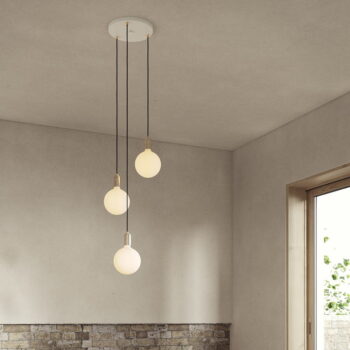 Stmievateľné závesné svietidlo v bronzovej farbe ø 25 cm Triple Pendant – tala - Image 2