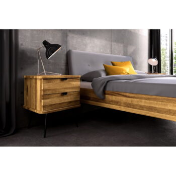 Nočný stolík z dubového dreva v prírodnej farbe Kula - The Beds - Image 6