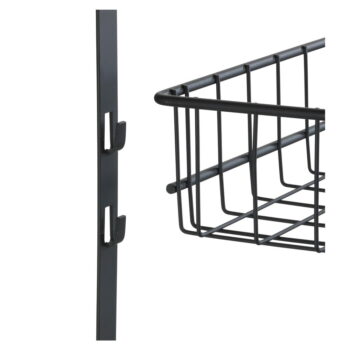 Závesná polička na dvere Wenko Rack Black - Image 7