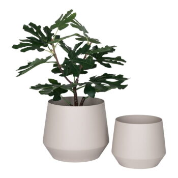 Kovové obaly na kvetináče v súprave 2 ks ø 25 cm Trofa – House Nordic - Image 3