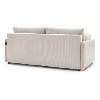 Béžová menčestrová rozkladacia pohovka 211 cm Marcel – Bobochic Paris – Obrázok 9