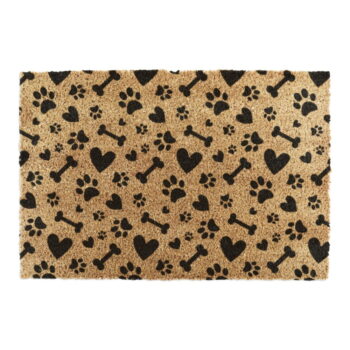 Rohožka z kokosového vlákna 40x60 cm Paws and Bones – Artsy Doormats