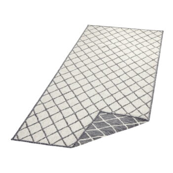 Sivo-krémový vonkajší koberec NORTHRUGS Malaga, 80 x 250 cm - Image 5