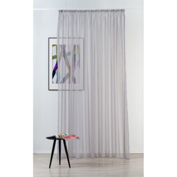 Sivá záclona 140x245 cm Voile – Mendola Fabrics - Image 3