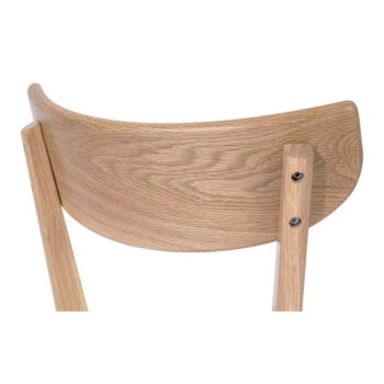Jedálenská stolička z dubového dreva s bielym sedákom Arch - Bonami Essentials - Image 5