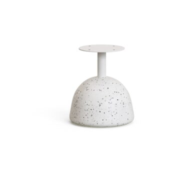 Okrúhly konferenčný stolík s doskou z akácie v bielo-prírodnej farbe ø 55 cm Saura – Kave Home - Image 2