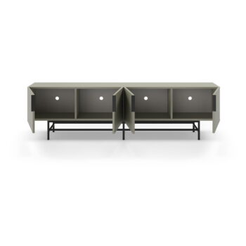 Zelenosivý TV stolík 200x63,5 cm Eldia – Marckeric - Image 2
