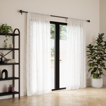 Oceľová roztiahnuteľná garniža 107 - 305 cm Odyssey - Umbra - Image 7