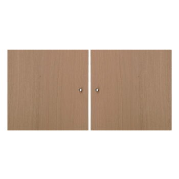 Dvierka v dekore duba pre modulárny policový systém 2 ks 32x33 cm Mistral Kubus - Hammel Furniture