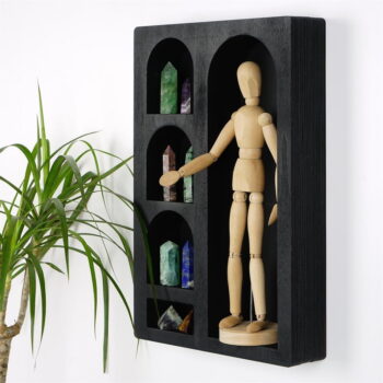 Čierna poschodová polica 26 cm Cry – Kalune Design – Obrázok 5