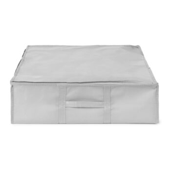 Vákuový/vystužený látkový úložný box na oblečenie 56x56x16,5 cm Granit – Compactor - Image 6