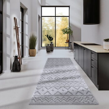 Sivý behúň 80x240 cm Itinerance Light Grey – Elle Decoration – Obrázok 2