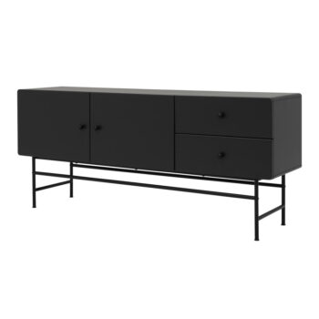 Čierna nízka komoda 68.5x68.5 cm Cocktail - Tenzo - Image 4
