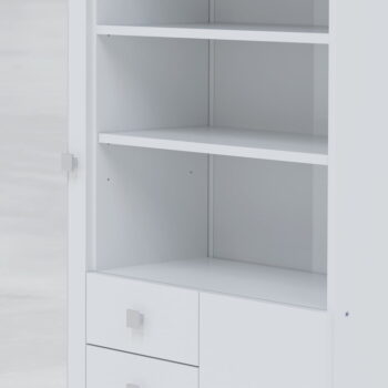 Biela kúpeľňová skrinka 90x182 cm Combi – TemaHome - Image 7