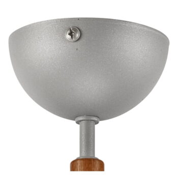 Sivo-hnedé stropné svietidlo s kovovým tienidlom ø 15 cm Marcello – LAMKUR – Obrázok 5