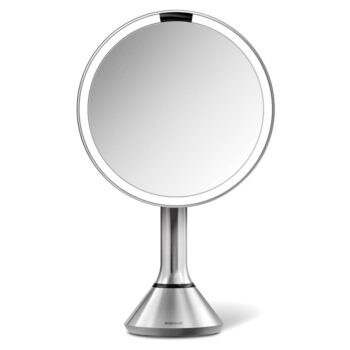 Kozmetické zrkadlo s osvetlením/zväčšovacie (5x) ø 20 cm Sensor – simplehuman