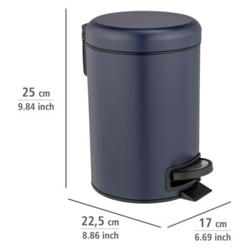 Pedálový oceľový odpadkový kôš 3 l Leman - Wenko - Image 4