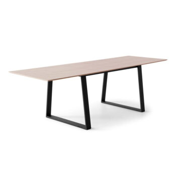 Rozkladací jedálenský stôl s doskou v dubovom dekore v prírodnej farbe 90x165 cm Meza – Hammel Furniture - Image 2