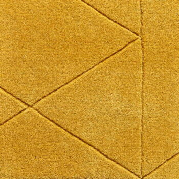 Horčicovožltý vlnený koberec Think Rugs Kasbah, 120 x 170 cm - Image 7