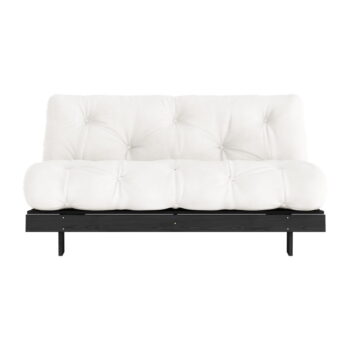 Krémovobiela rozkladacia pohovka 160 cm Roots Black Night – Karup Design