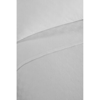 Biely bavlnený pléd na dvojlôžko 200x230 cm Plain – Mijolnir - Image 3