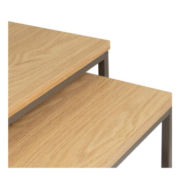Odkladacie stolíky v súprave 2 ks 50x50 cm – Casa Selección – Obrázok 3