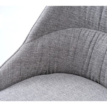 Sivé jedálenské stoličky v súprave 2 ks Meridian – Unique Furniture – Obrázok 6