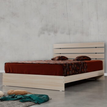 Dvojlôžková posteľ v prírodnej farbe 180x200 cm Fuga – Kalune Design - Image 2