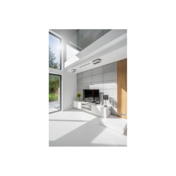 Biele stropné svietidlo s kovovým tienidlom 34x18,5 cm Loid – GTV - Image 8