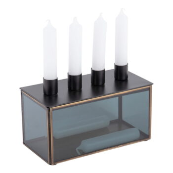 Sklenený svietnik Boxed Rectangle – PT LIVING - Image 5