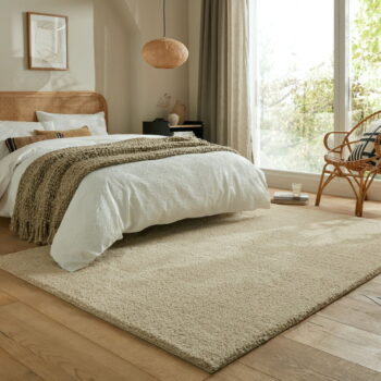 Béžový umývateľný koberec z recyklovaných vlákien 200x290 cm Fluffy – Flair Rugs - Image 4