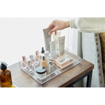 Kúpeľňový organizér na kozmetiku z recyklovaného plastu Cosmetic Station - iDesign - Image 7