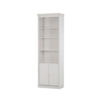 Biela knižnica z borovicového dreva 74x223 cm Anita – Støraa - Image 2