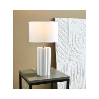 Biela stolová lampa Markslöjd Column, výška 44 cm - Image 2
