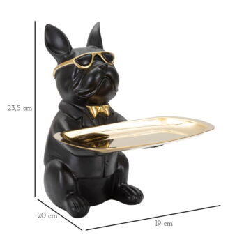 Soška z polyresínu 23,5 cm Bulldog – Mauro Ferretti - Image 8