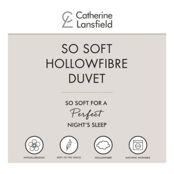 Celoročná prikrývka 220x230 cm So Soft Hollowfibre – Catherine Lansfield – Obrázok 5