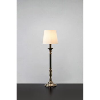 Čierno-sivá stolová lampa s textilným tienidlom (výška 73 cm) Gent – Markslöjd – Obrázok 2