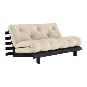 Béžová rozkladacia pohovka 160 cm Roots Black Night – Karup Design – Obrázok 2